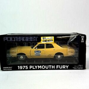 1975 Plymouth Fury Taxi "Crescent Cab Co." Yellow "Poltergeist" (1982) Movie "Ho